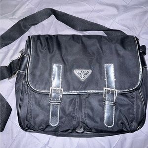 Prada Nylon Vela Messenger Bag